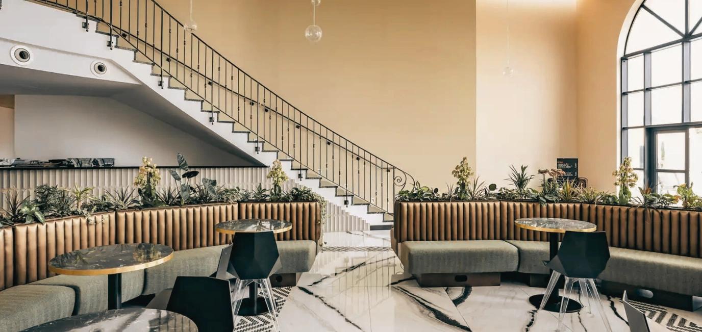 Le hall d'entrée de la résidence de luxe Dolce Paese