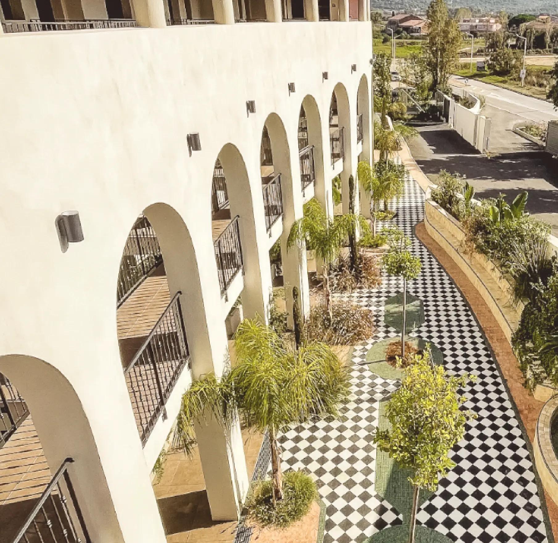 La devanture du dolce paese, résidence de luxe